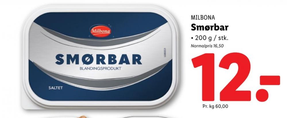 Milbona, Smørbar Saltet