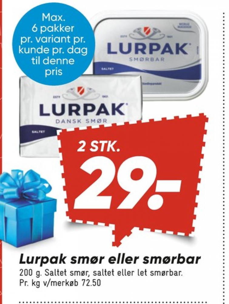 Lurpak, Smørbar