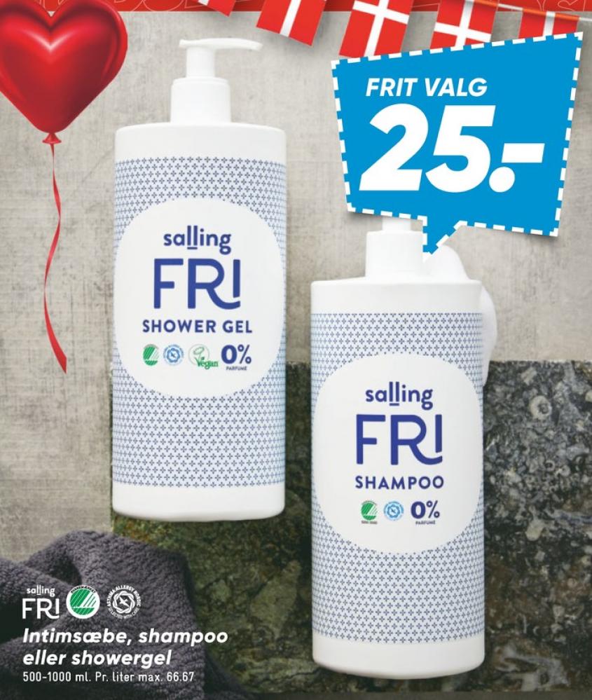 Salling Fri, Bodyshampoo