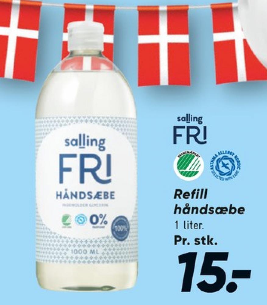 Salling Fri, Flydende sæbe
