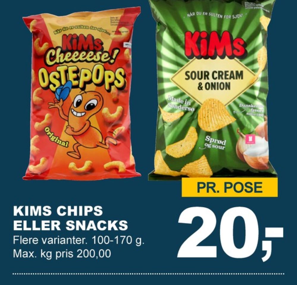 Kims, Sour Cream & Onion Chips