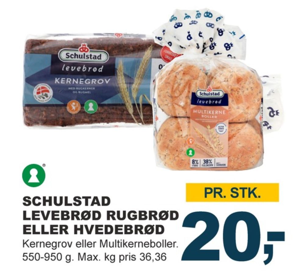 Schulstad Levebrød, Kernegrov Rugbrød
