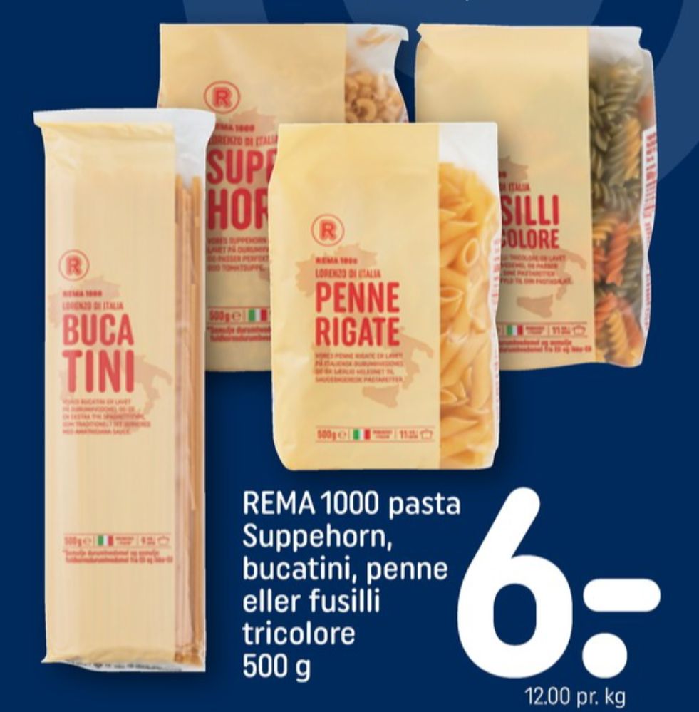 Rema 1000, Suppehorn