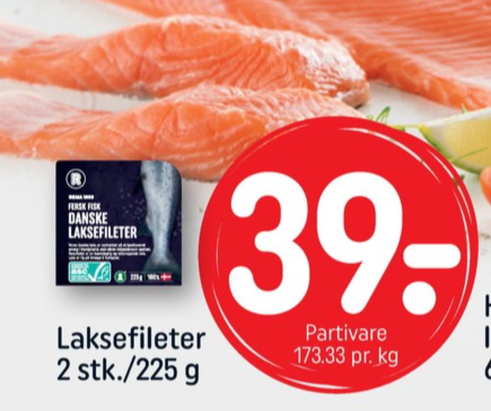 Rema 1000, Laksefilet