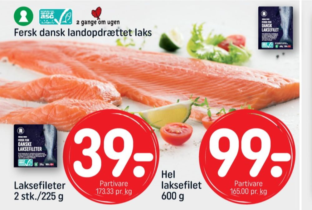 Rema 1000, Laksefilet