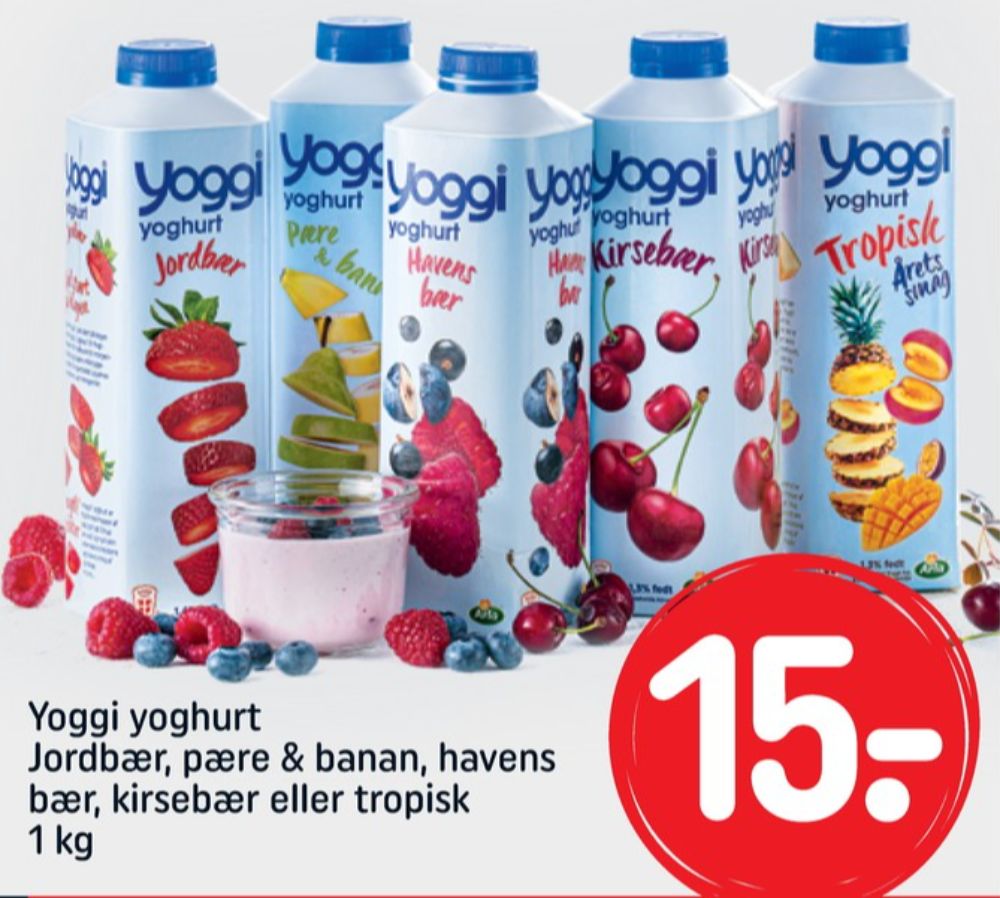 Yoggi, Jordbær Yoghurt 