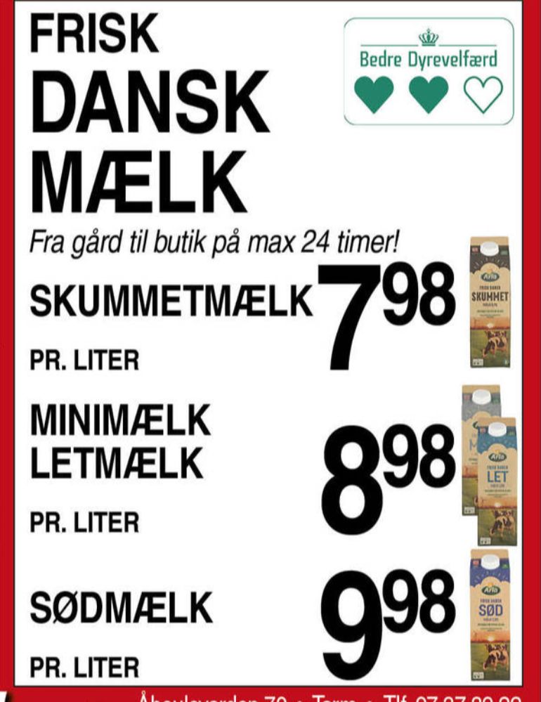 Arla, Sødmælk