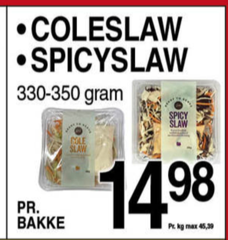Gestus, Coleslaw