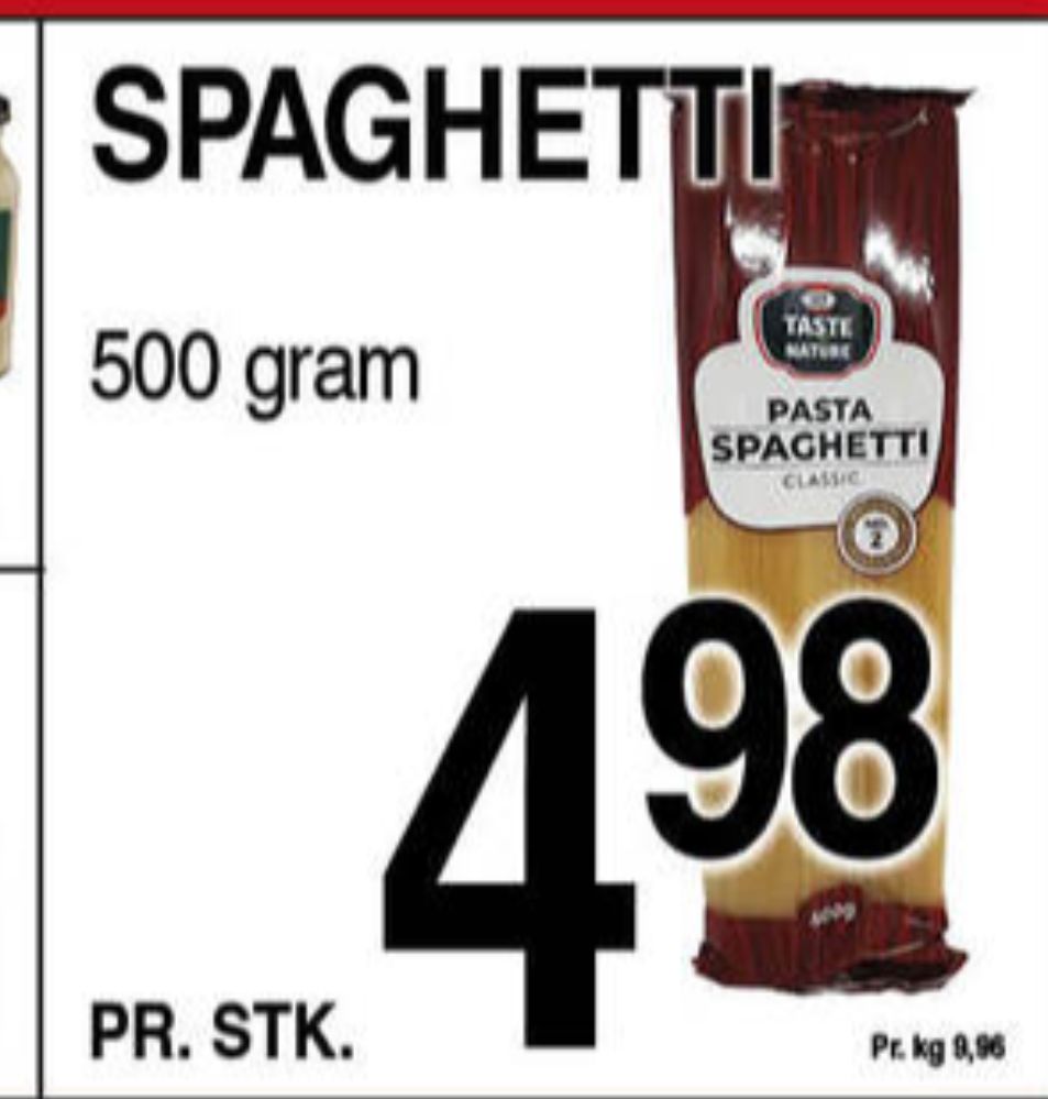 Taste of Nature, Spaghetti