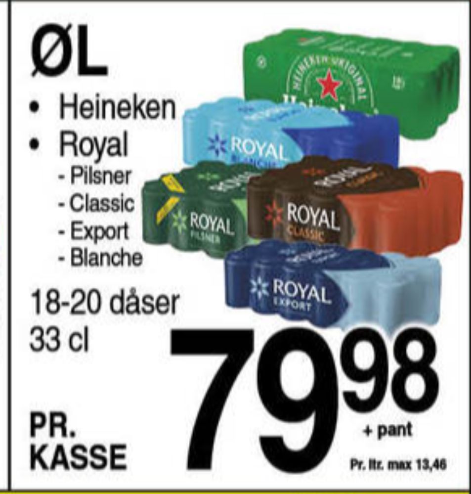 Royal Pilsner, Øl 24 pk.