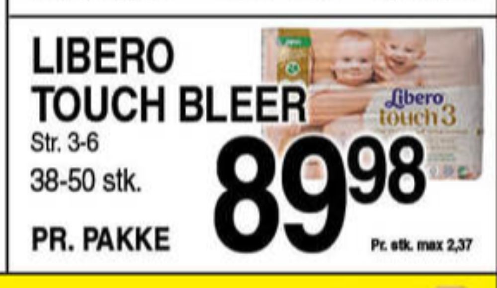 Libero Touch, Bleer str 3 5-9 kg