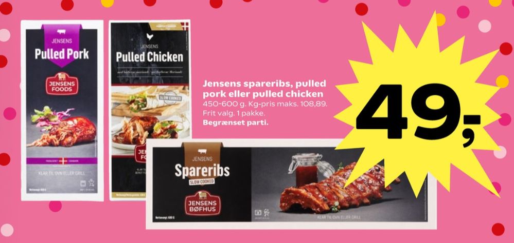Jensens, Spareribs