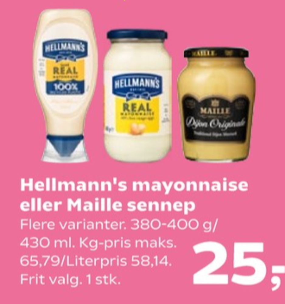 Hellmanns, Real Mayonnaise