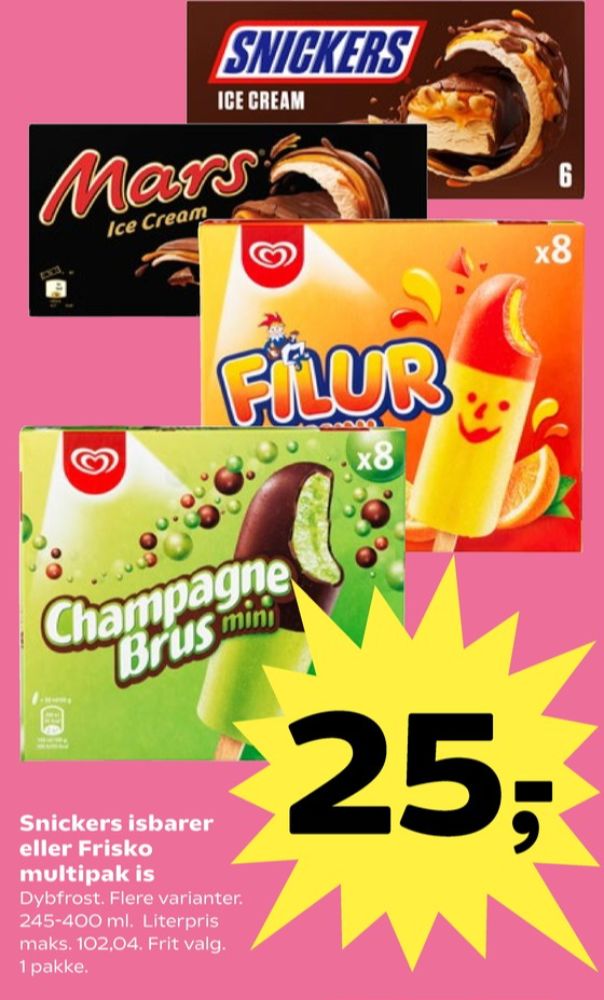 Frisko, Champagnebrus Mini
