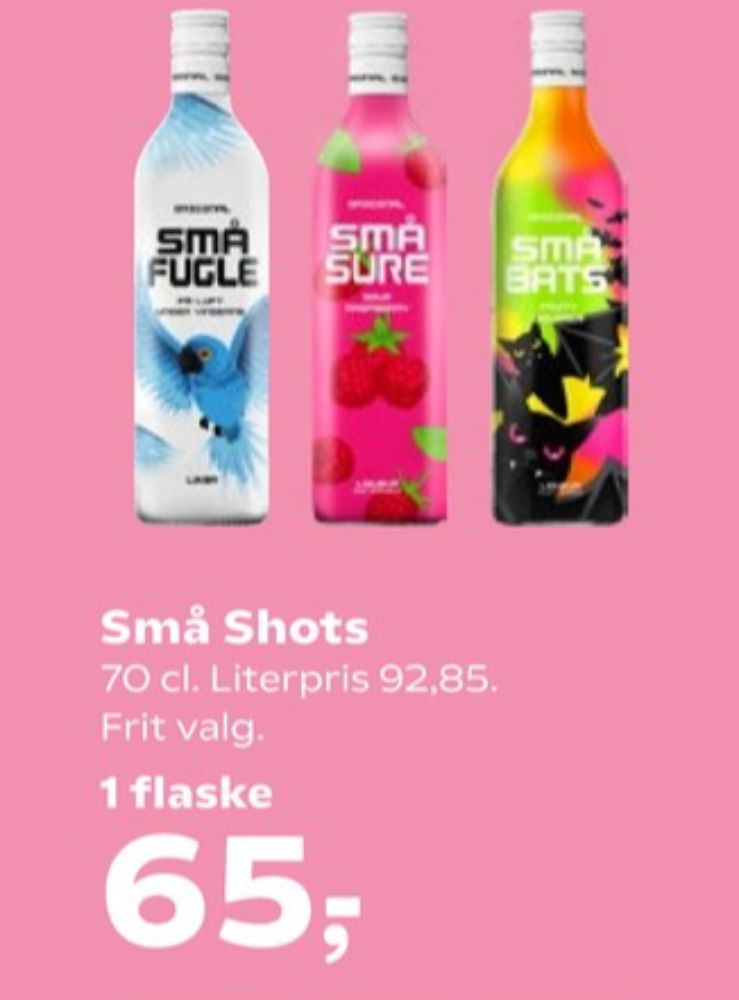 Små Fugle, Shots