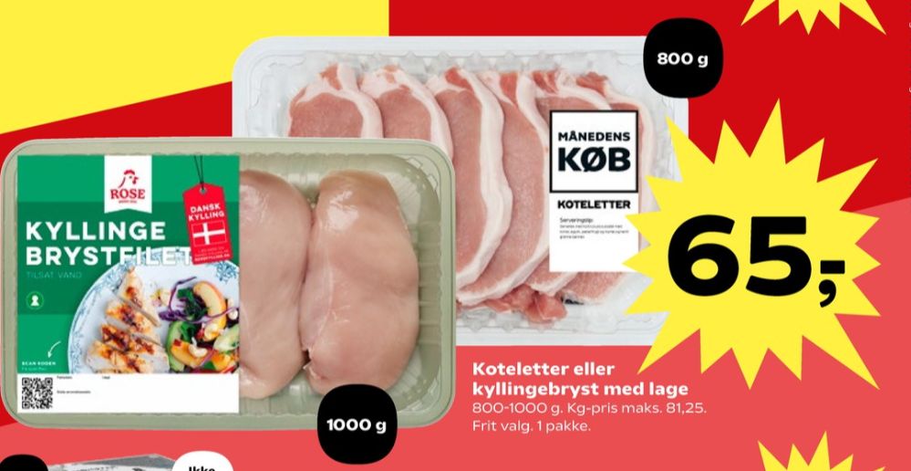 Rose, Kyllingebrystfilet