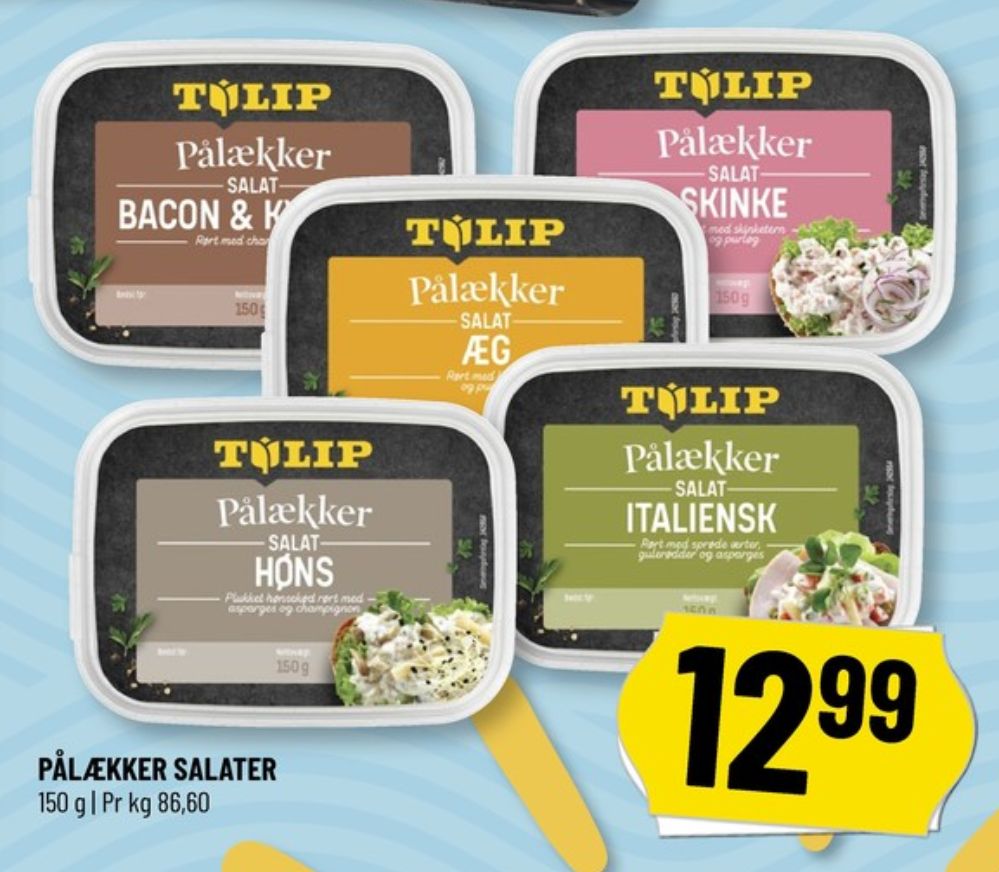 Pålækker, Bacon & Kylling salat