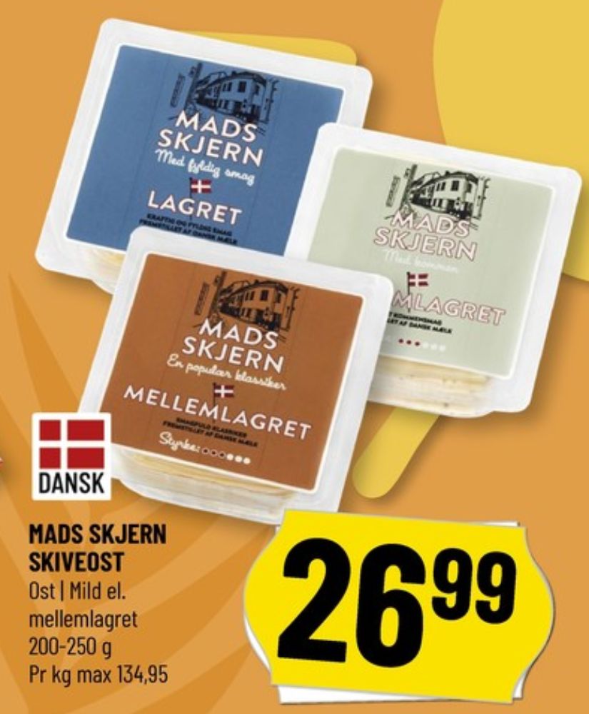 Mads Skjern, Skiveost Mellemlagret