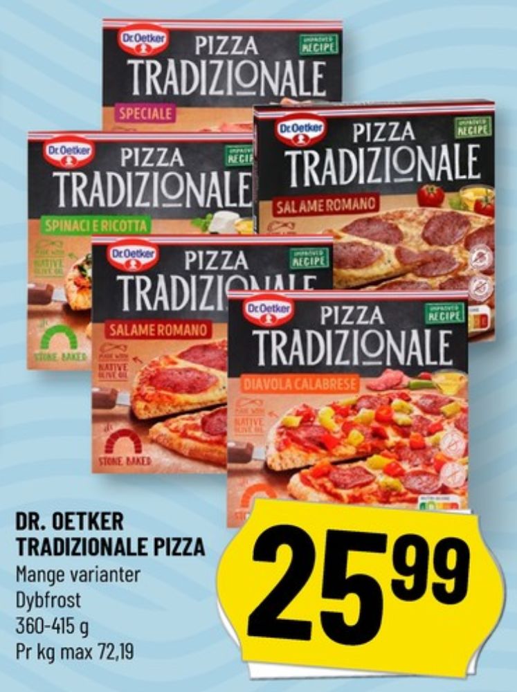 Tradizionale, Spinacie Ricotta Pizza