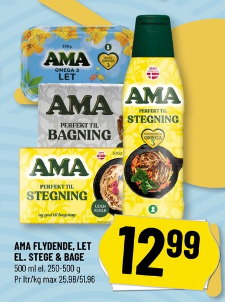 Ama, Margarine-flydende