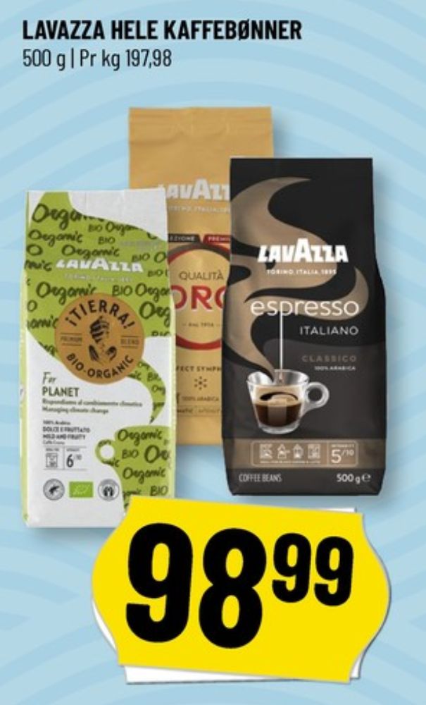 LavAzza Qualita Oro, Kaffebønner