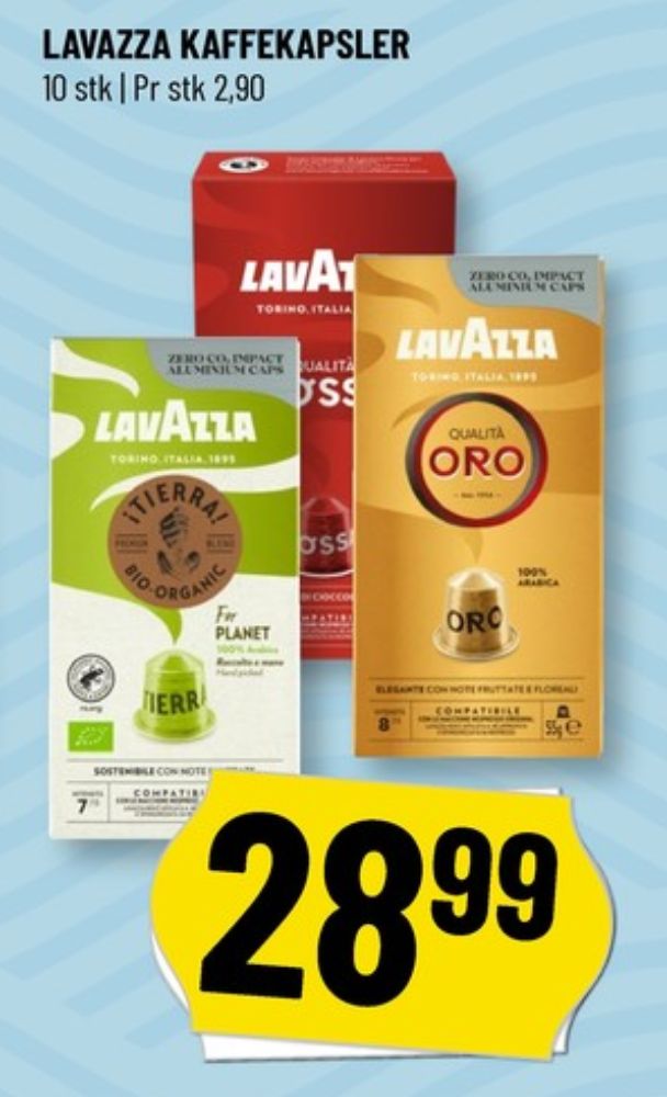LavAzza Qualita Rossa, Kaffekapsler