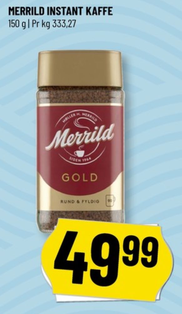 Merrild Gold, Instant Kaffe