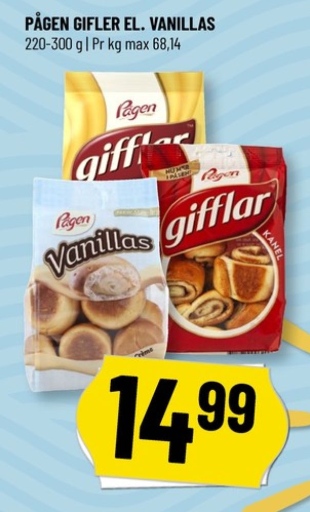 Pågen, Vanillas