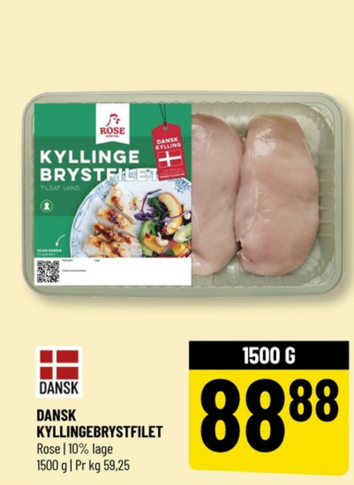 Rose, Kyllingebrystfilet