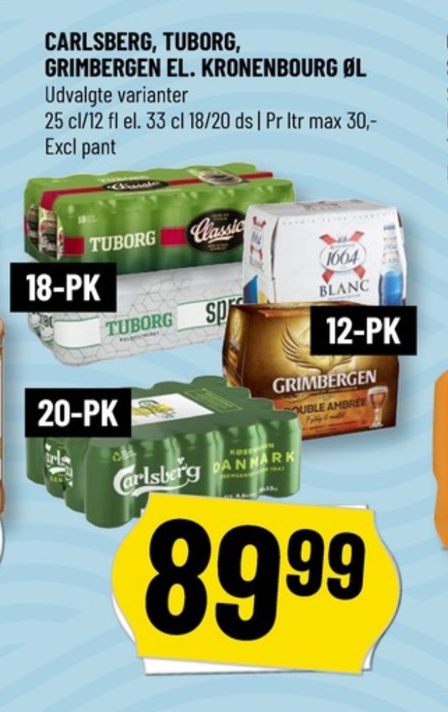 Carlsberg Pilsner, Øl 20 pk.