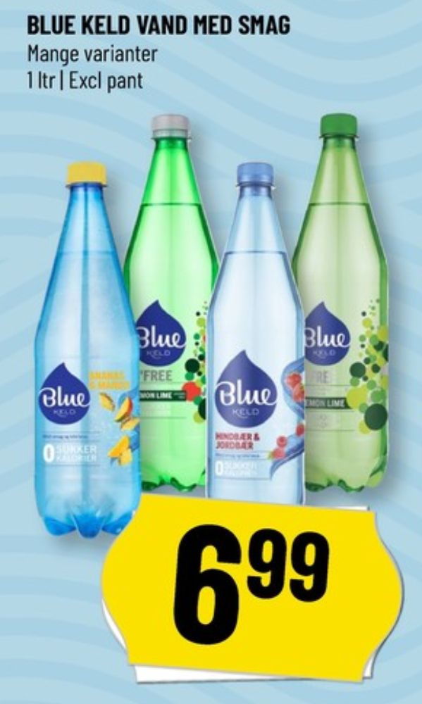 Blue Keld Appelsin & Havtorn, Mineralvand med brus, appelsin og havtorn