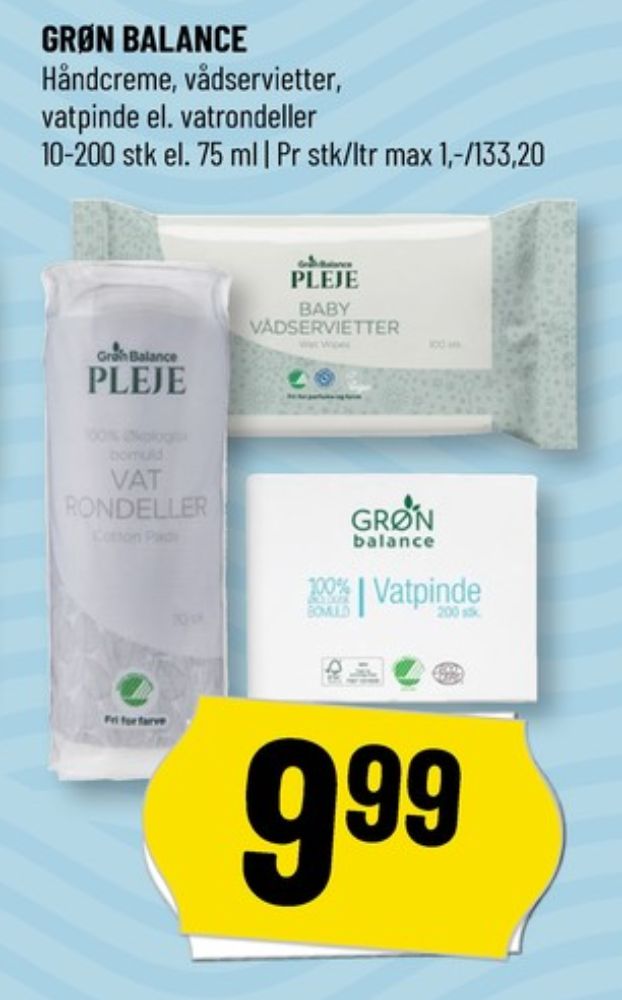 Grøn Balance, Vatpinde