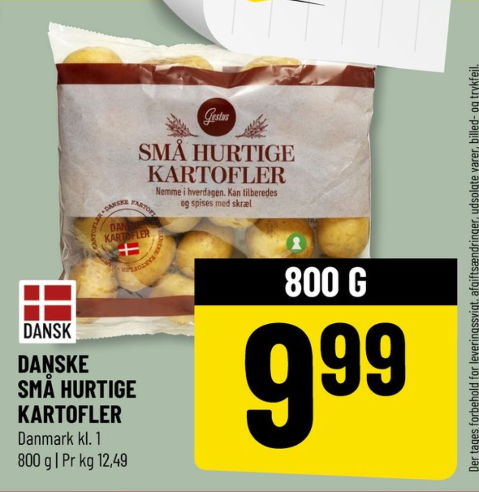 Gestus, Kartofler