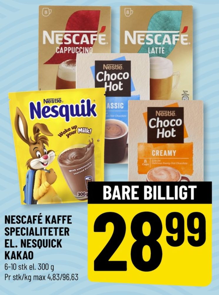 Nestlé Nesquik, Kakaodrikspulver
