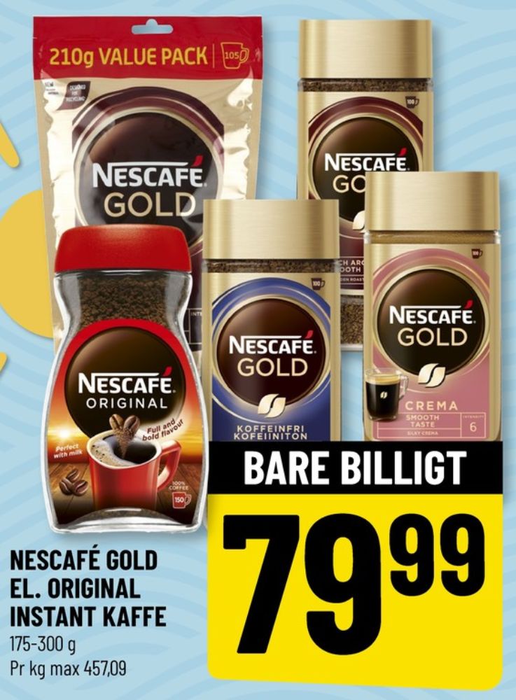 Nescafe Original, Instant Kaffe