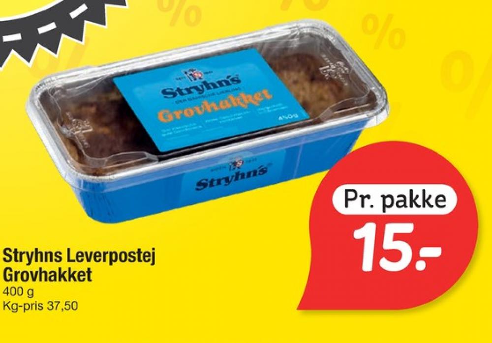 Stryhns Grovhakket, Leverpostej