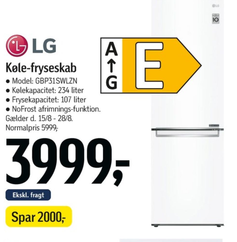 LG, Køle/Fryseskab