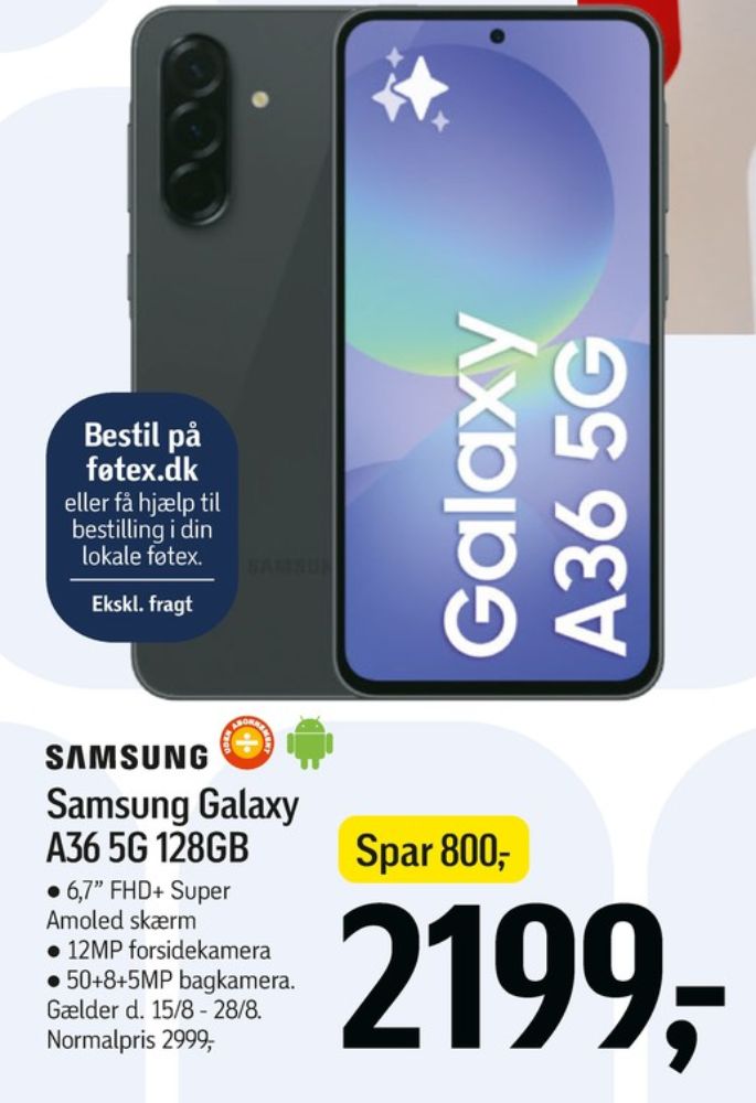 Galaxy Galaxy A36, Mobiltelefon