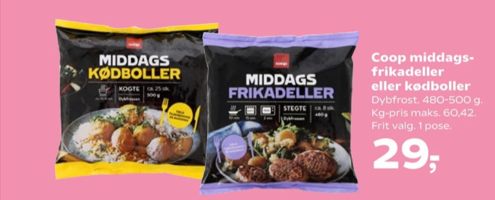 Coop, Kødboller