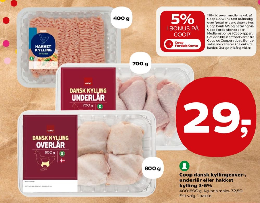 Coop, Kyllingeoverlår