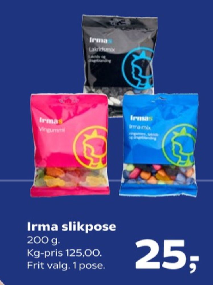 Irmas, Lakridsmix