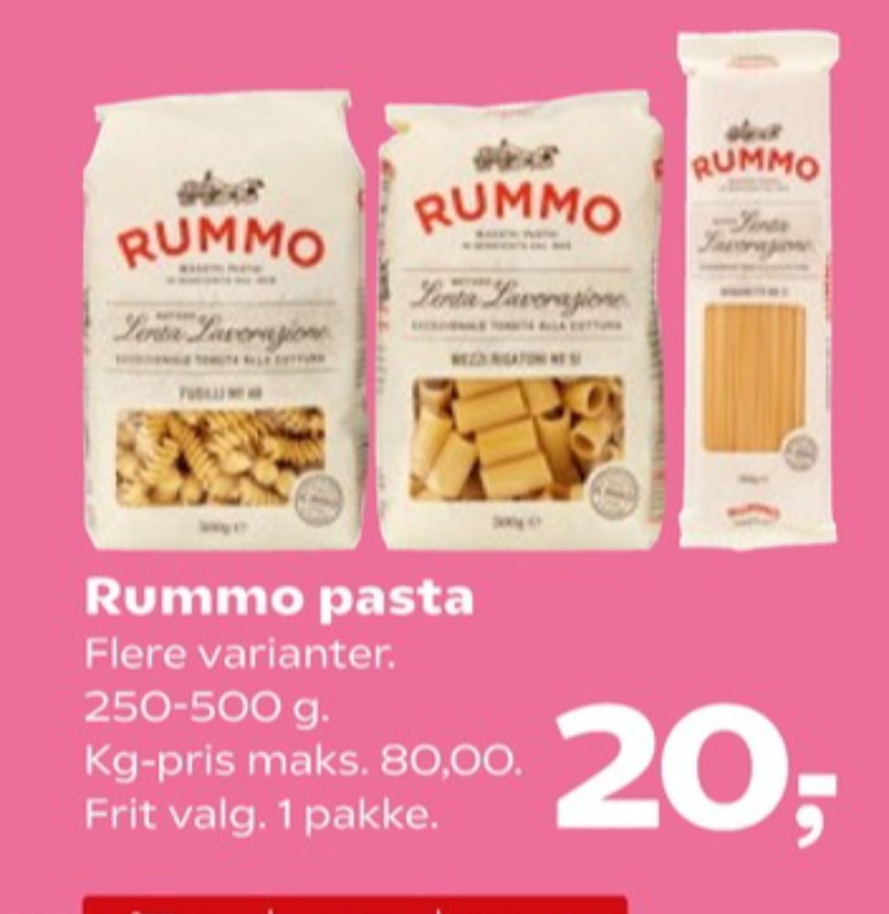 Rummo, Pasta Penne rigate No 66