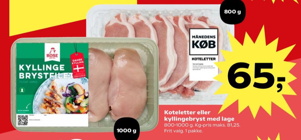 Rose, Kyllingebrystfilet