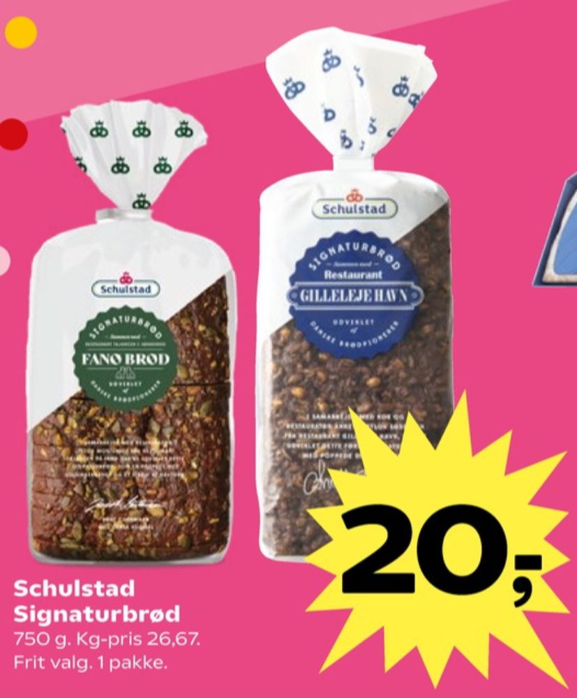 Schulstad Signaturbrød Fanøbrød, Rugbrødsskiver