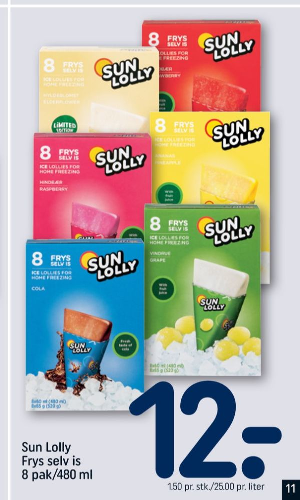 Sun Lolly, Is frys selv - Cola