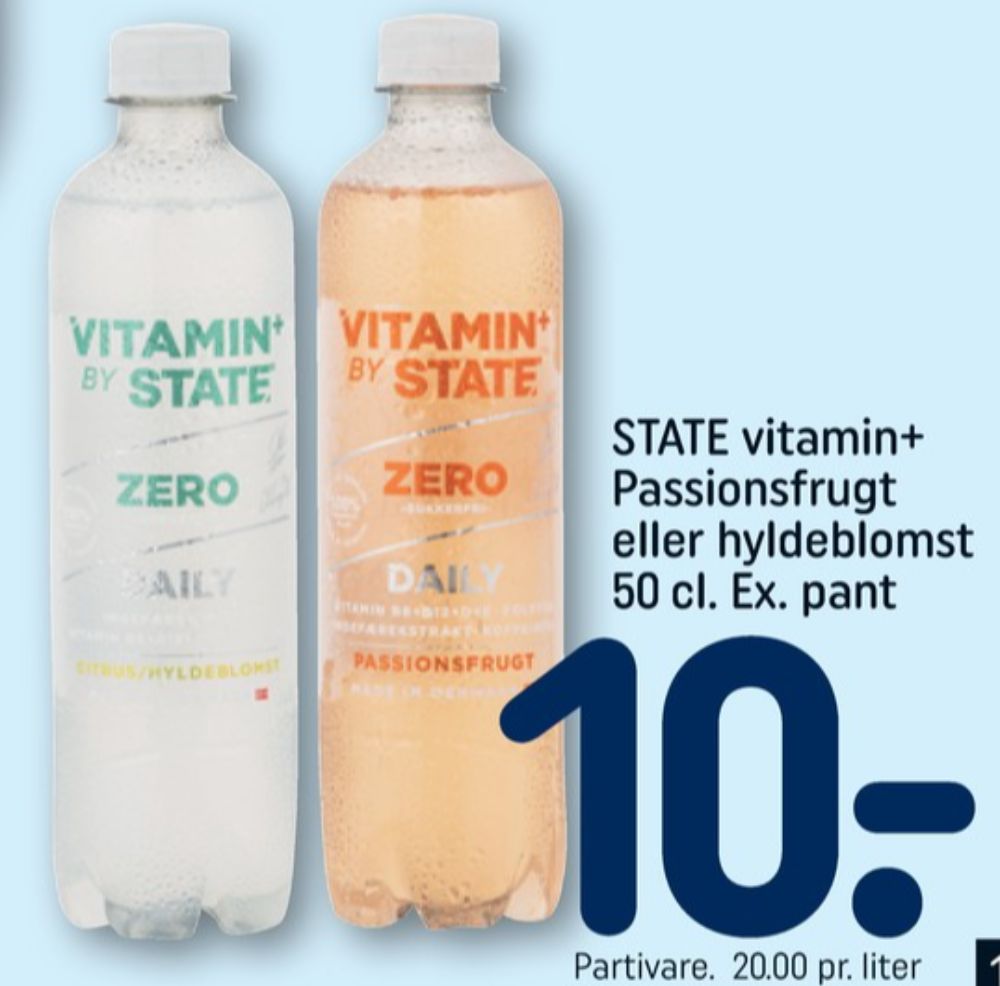 STATE Vitamin+ Daily Zero Citrus Hyldeblomst, Vitamindrik