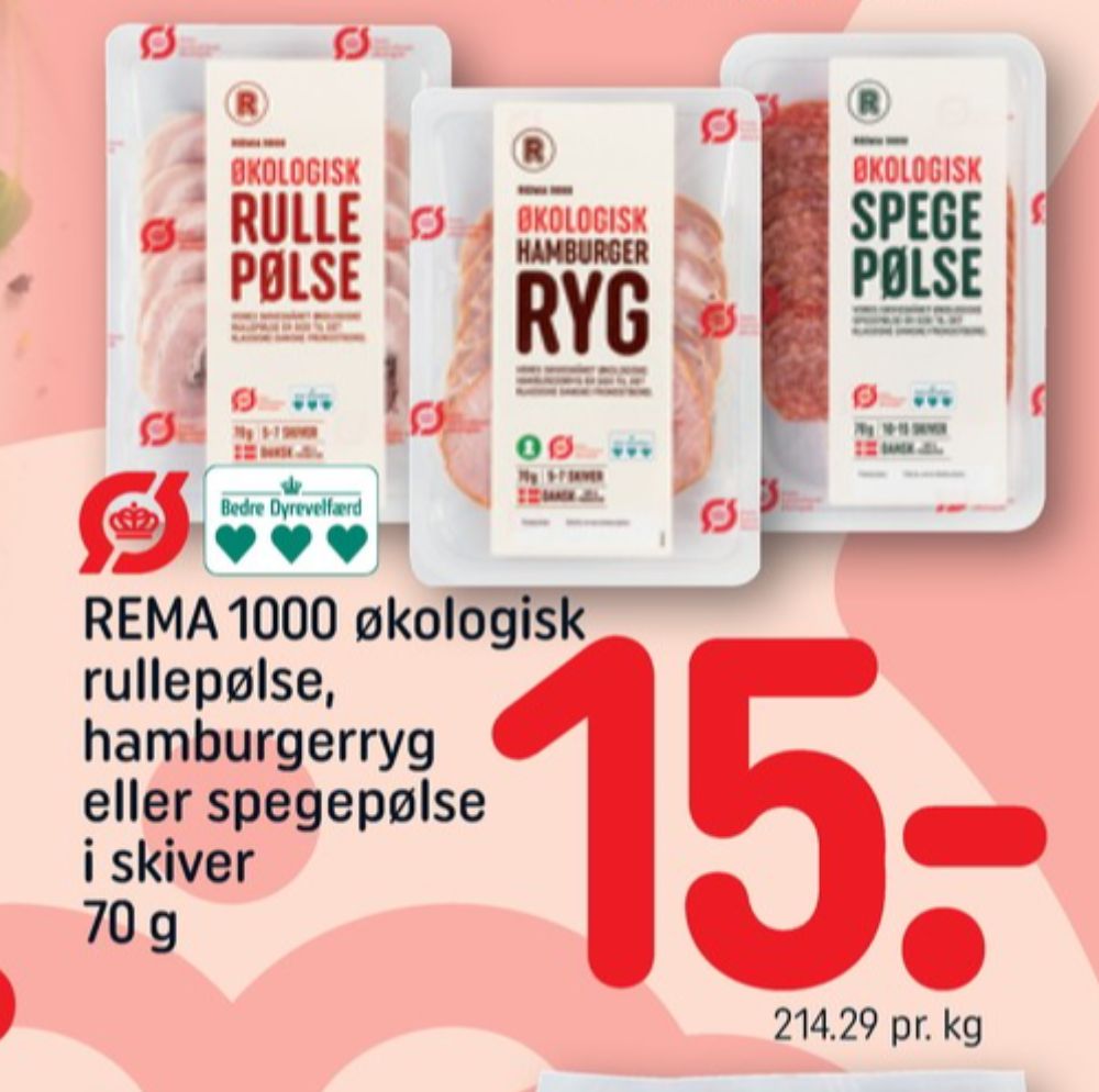 Rema 1000, Spegepølse