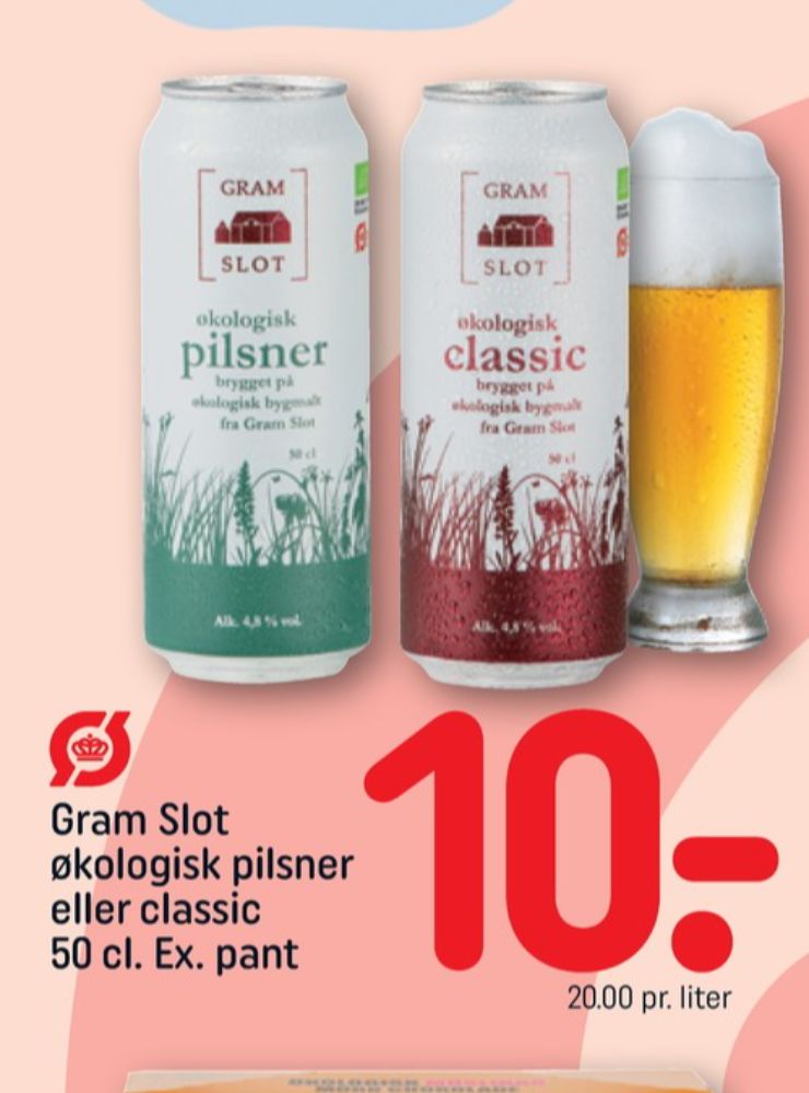 Gram Slot Pilsner, Øl