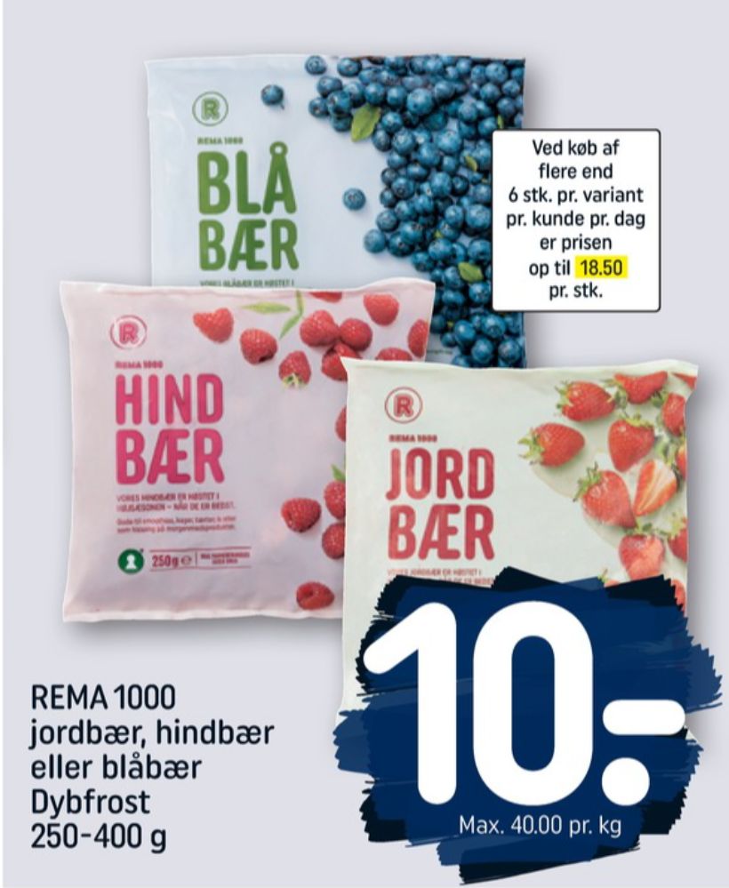 Rema 1000, Jordbær