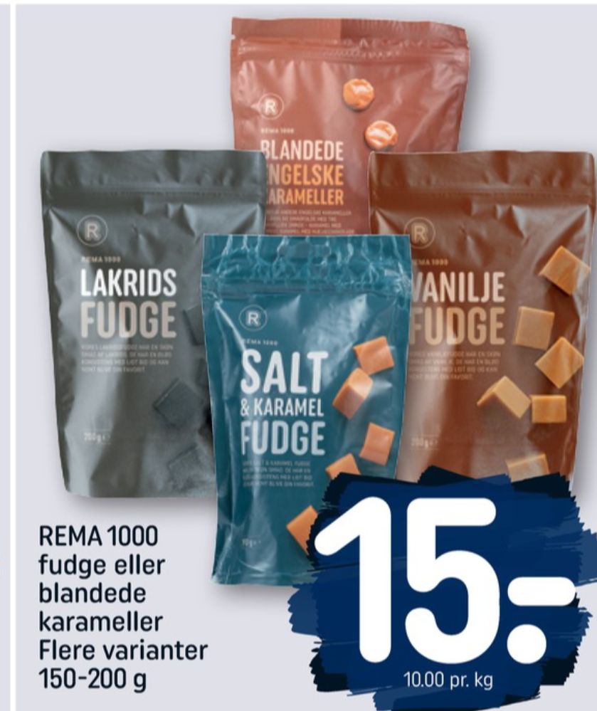 Rema 1000, Fudge Vanilje